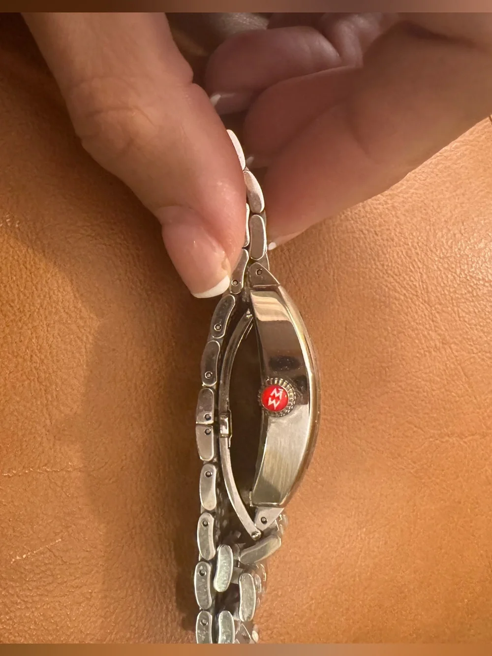 Michele Urban Mini Stainless Steel Silver Women’s Bracelet Watch